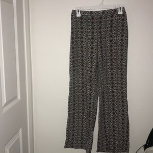 Patterned flowy pants
